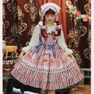 Strawberry Buffet Country Lolita Style Dress JSK by Infanta (IN953)